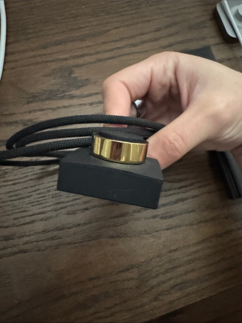 Ultra human ring in gold size 8